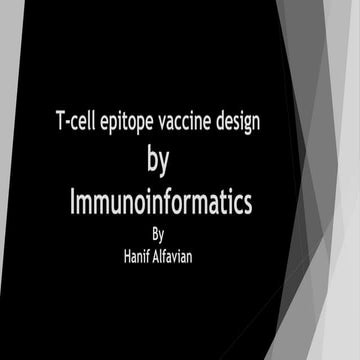 Immunoinformatics