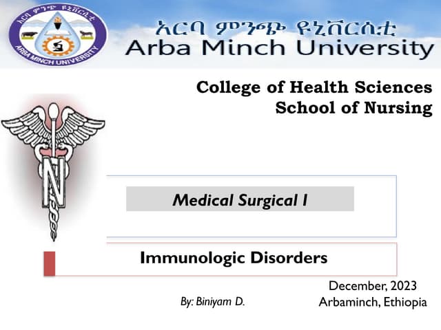 Immunologic Disorders and HIV and AIDS.pptx