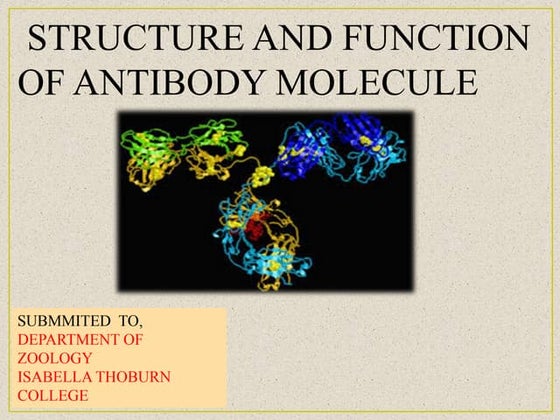 Antigen & Antibody.pptx role in immune systems | PPT
