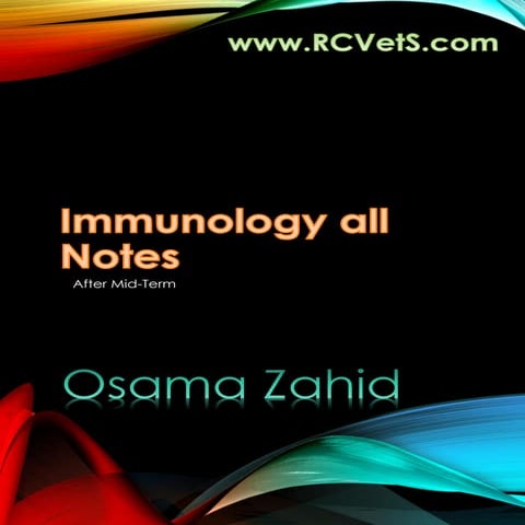 Immunology all Notes