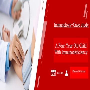 Immunology case study by manahil khanam