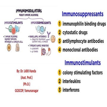 immuno modulators and its classification.pptx