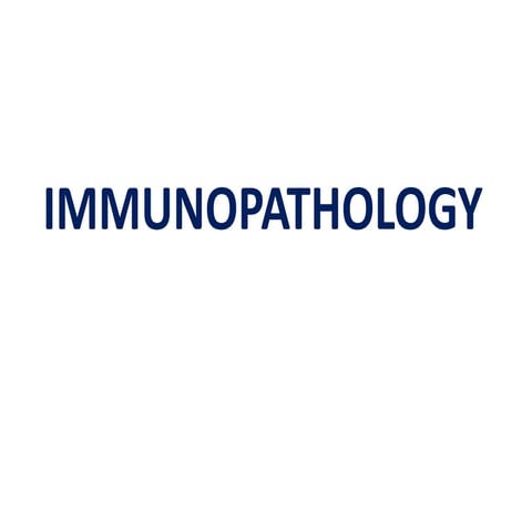 Immunopathology 1