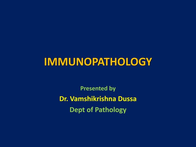Immunopathology