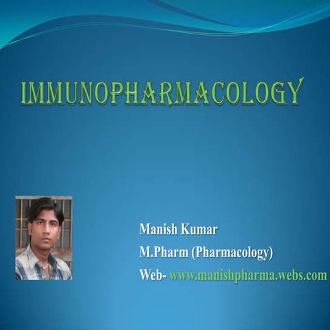Immunopharmacology