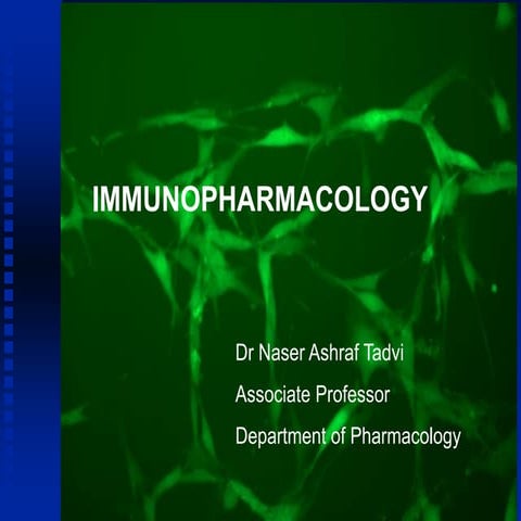 Immunopharmacology