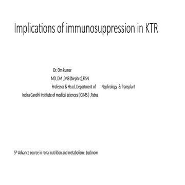 IMMUNO SUPRESSION IMPLICATION IN KTR.pptx