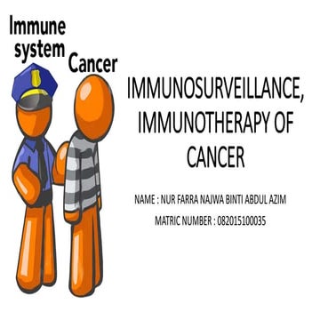 Immunosurveillance,