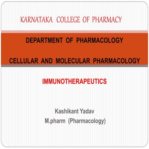 Immunotherapy ppt