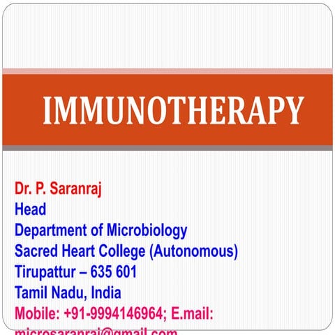 Immunotherapy
