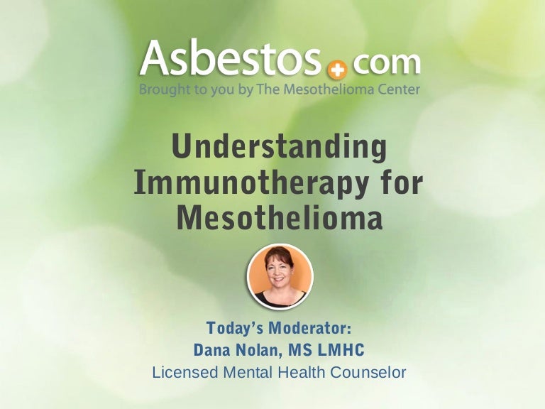 Understanding Immunotherapy for Mesothelioma