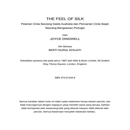 The feel of silk bagian kedua