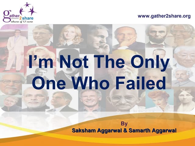 I’m Not The Only One Who Failed