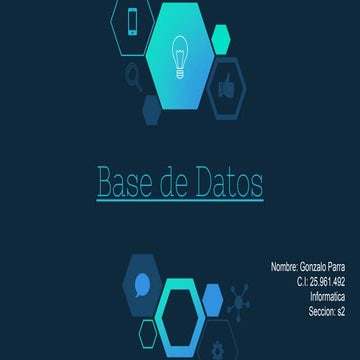 base de datos