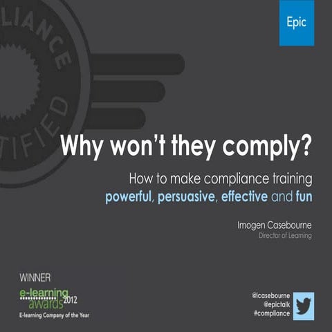 Why won't they comply?