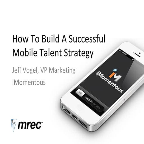 How to build a sucessful mobile talent strategy