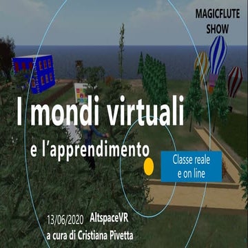 I mondi virtuali e l'apprendimento