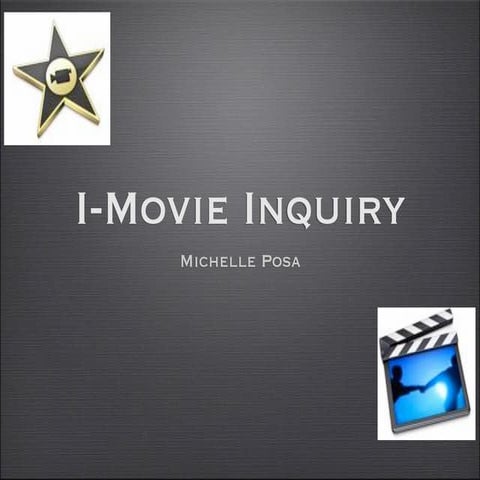 Michelle - Using imovie in a media class
