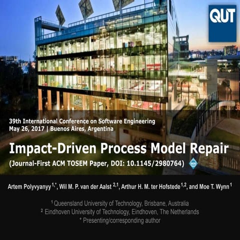 Impact-Driven Process Model Repair