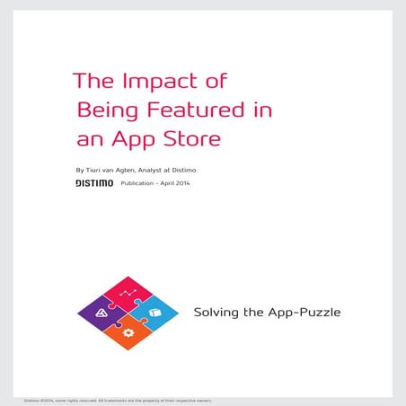 The Impact of Being Featured in an App Store