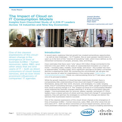 The Impact of Cloud on IT Consumption Models