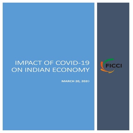 Impact of Covid-19 on Indian Economy | PPTX