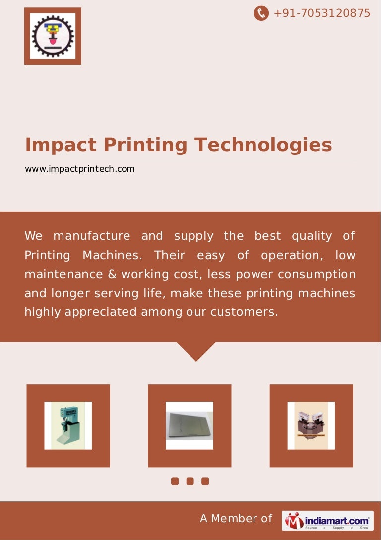 Impact printingtechnologies
