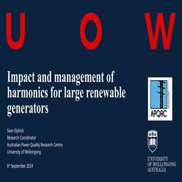 Impact and management of harmonics for large renewable generators.pptx