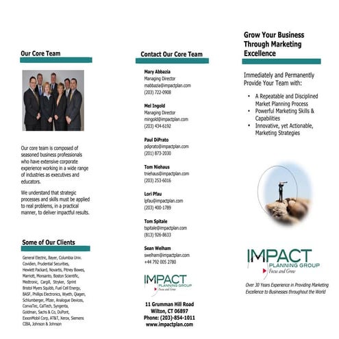 Impact\'s E-Brochure