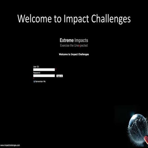 Impact Challenges Introduction