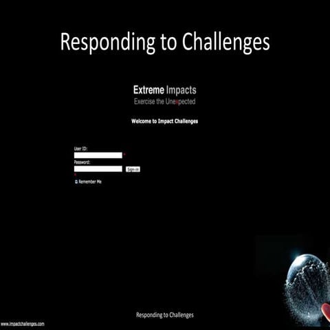 Responding to Impact Challenges