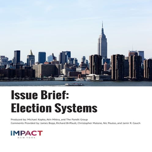 Impact Brief - Elections