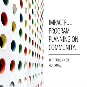 Comprehensive Guide to Impactful Community Program Planning and ...
