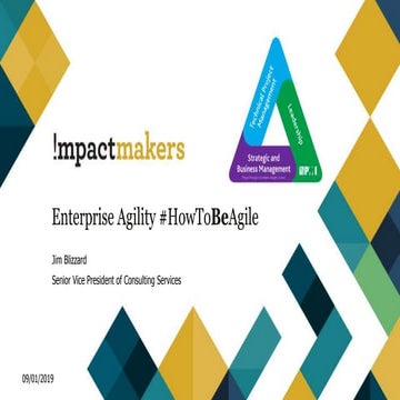 Impact Makers - Enterprise Agility - How to BE Agile