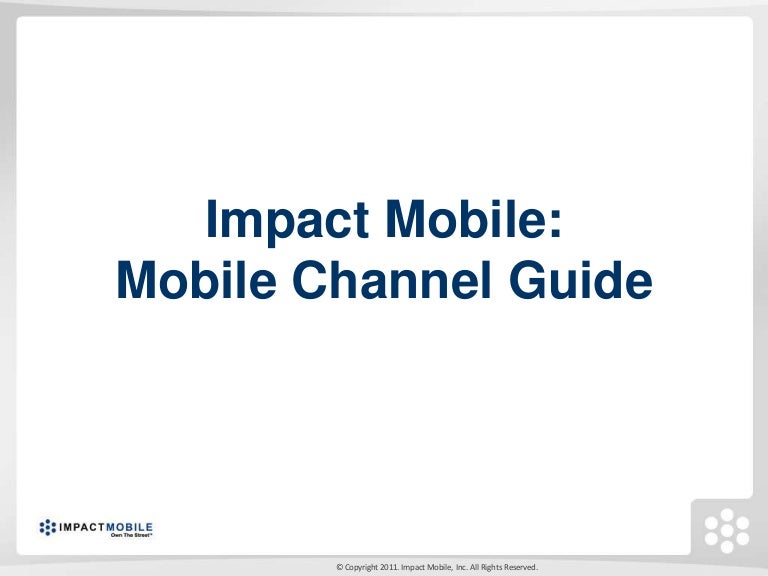 Mobile Channel Guide