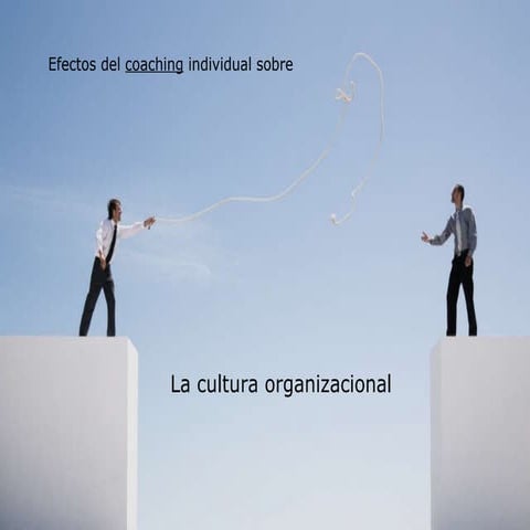 Impacto de coaching en Cultura Organizacional V1 | PPT