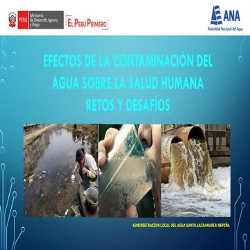 Impacto de la contamiancion del agua en la salud humana..pptx