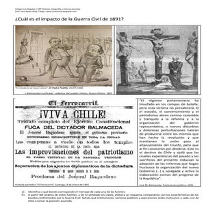 Impacto de la guerra civil de 1891