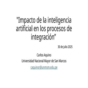 Impacto de la inteligencia artificial en los procesos de integracion en asia