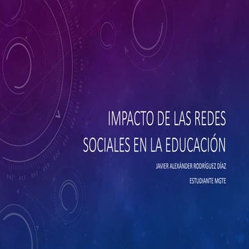 Impacto de las redes sociales en la educación