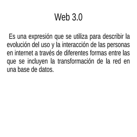Impacto de la web