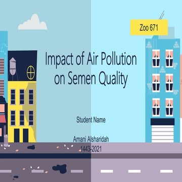 Impact of air pollution on sperm parameter