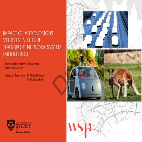 Impact of AV in future trnasport networking system modelling