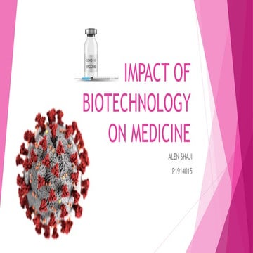 Impact of biotechnology