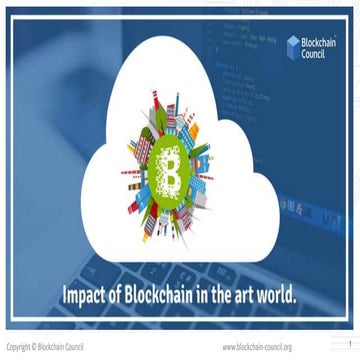 Impact of blockchain in the art world