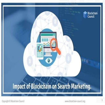 Impact of blockchain on search marketing