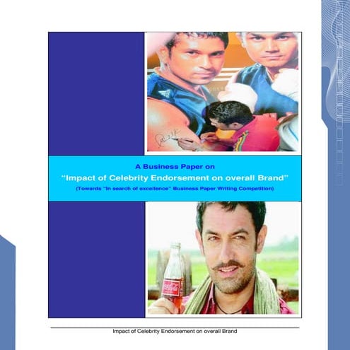 Impact Of Celebrity Endorsement By Sohag Sarkar