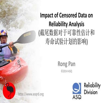 Impact of censored data on reliability analysis