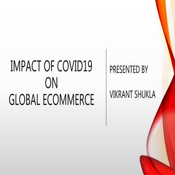 Impact of Covid-19 on Global Ecommerce