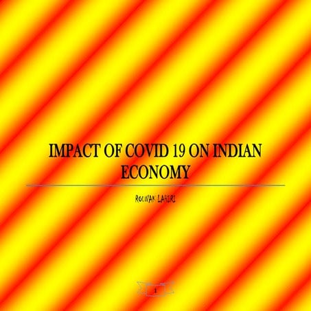 Impact of covid 19 on indian economy | PDF